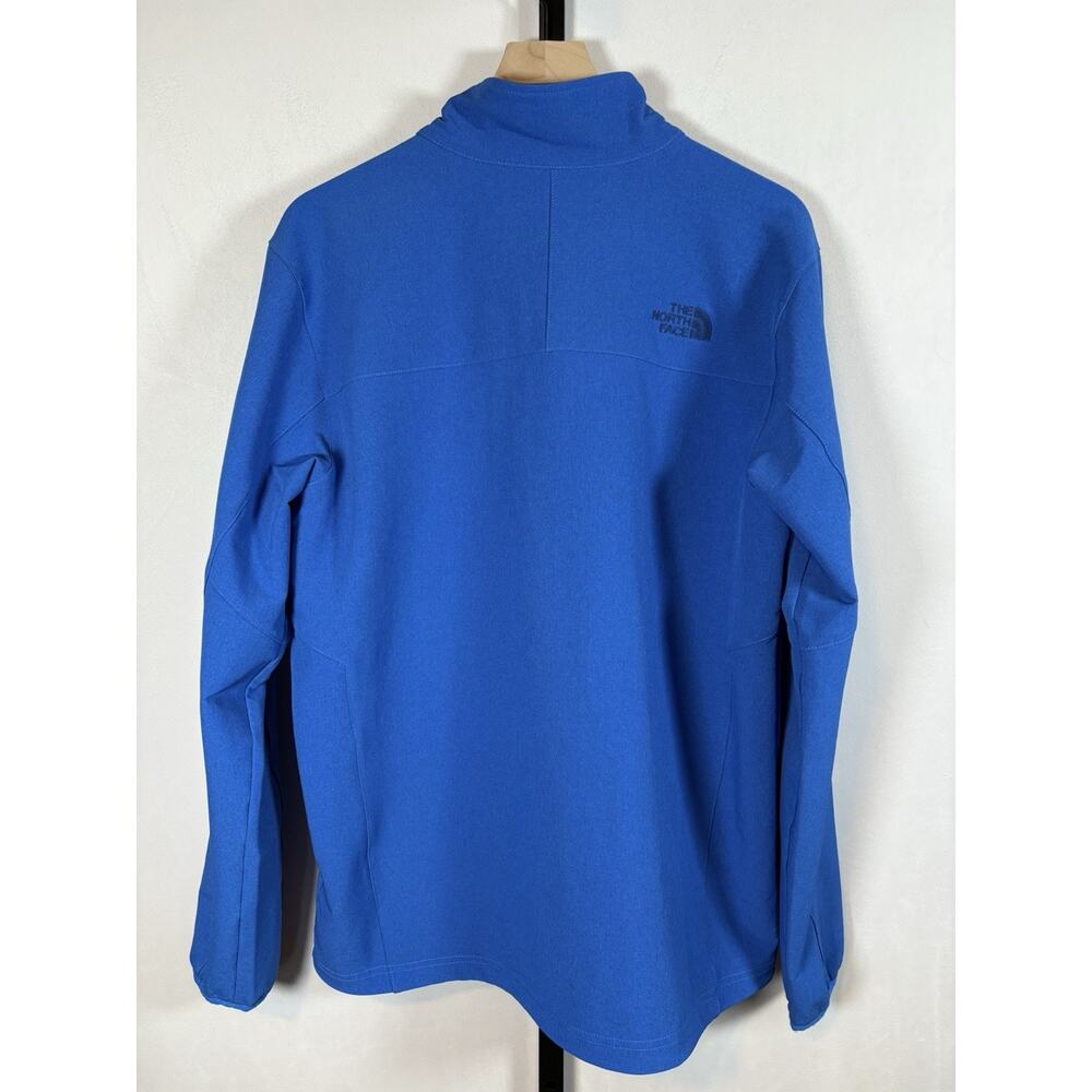 North Face Apex Pneumatic Jacket Men's Large Blue Full Zip Softshell Windwall - Picture 6 of 15
